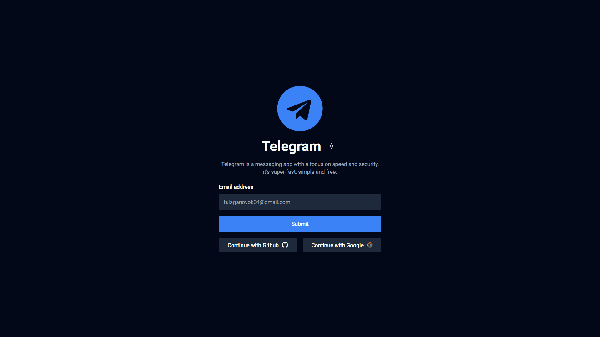 Telegram Clone